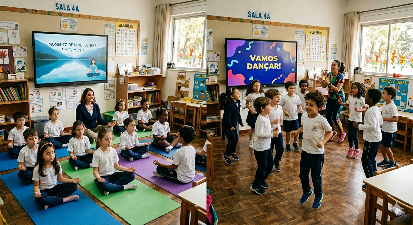 App para agitar e acalmar os alunos