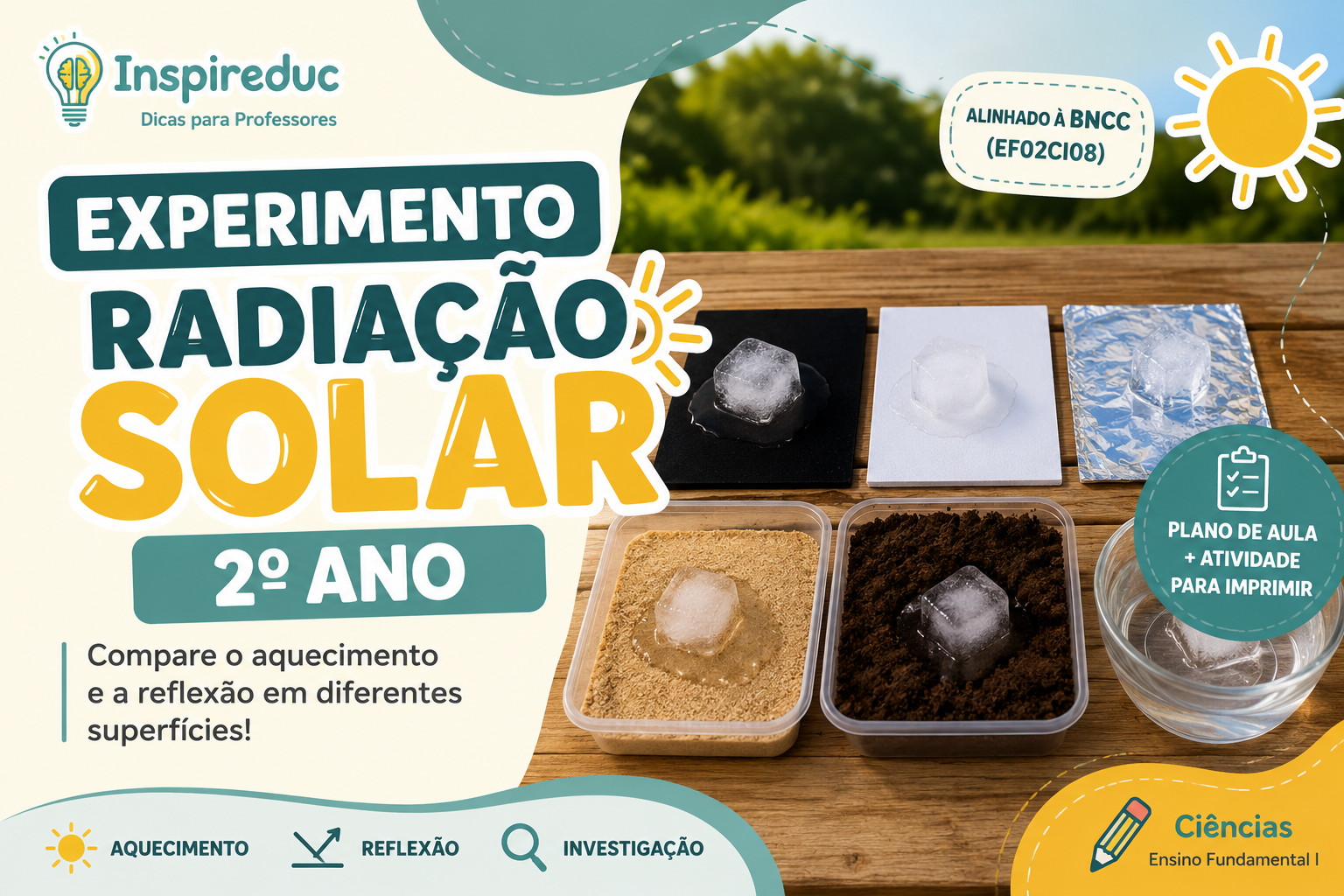 Experimento sobre radiação solar